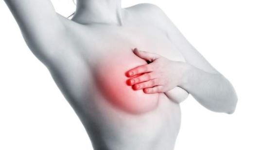 What causes a burning sensation in breast