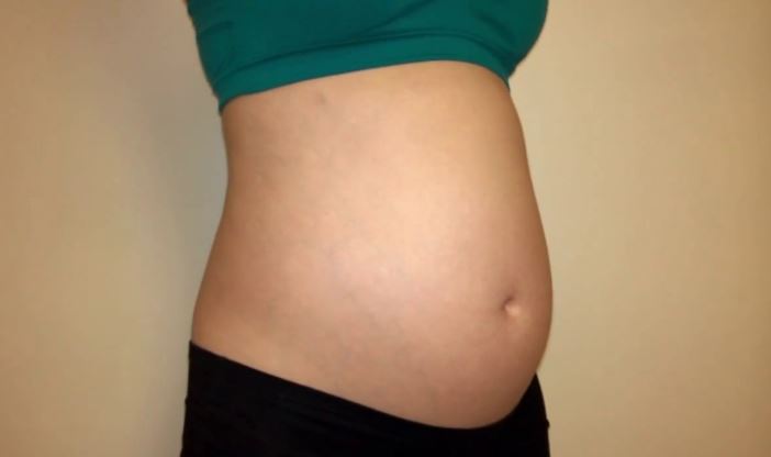 5 months pregnant belly size pictures 2